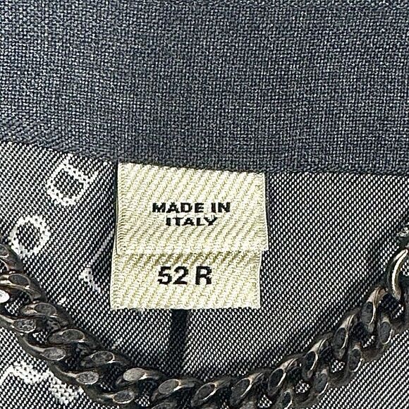 Burberry London Men’s Gray Wool Blazer 2-Button Size 42 US / 52 EU Classic Fit - Picture 11 of 13